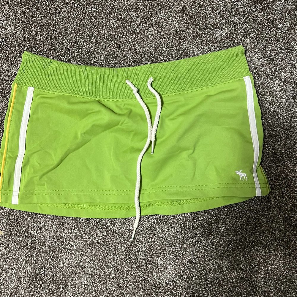 Abercrombie Gym Issue Lime Green Skirt